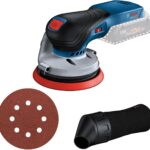 Bosch Professional 18V System Akku Exzenterschleifer GEX 18V-125 (inkl. Schleifteller (125mm), 1x Schleifpapier, Staubbeutel, ohne Akku/Ladegerät)