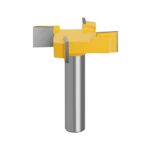 6mm Schaft Reinigung Fräser, Spoilboard Oberfläche Fräser Bit, Planfräser Plattenfräser Abflachfräser für Oberfläche Holzbearbeitung