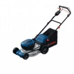 Bosch Pro selbstfahrender Akku-Rasenmäher GRA18V2-46SP (Schnittbreite: 46 cm, Schnitthöhe: 30-70 mm, 60 l Stoff-Grasfangkorb, Mulchstopfen, ohne Akku)