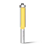 WOBLLMX 8mm Schaft Bündigfräser,Ø12.7mm Arbeitslänge 76mm,mit Kugellager Oben Hartmetall Klinge Handlich,langlebig und scharf für Holzbearbeitung DIY zu Hause