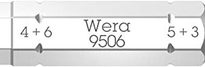 Wera - 05073201001-4-in-1 Bit, 9506 SB 4-in-1 Bit 1, 3; 4; 5; 6 x 37 mm