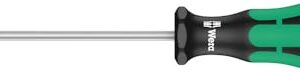 Wera 335 Schlitz-Schraubendreher - Elektrikerklinge, 0.6 x 3.5 x 100 mm, 05008015001