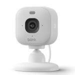 Blink Mini 2K+ (neueste Generation) Überwachungskamera für den Innenbereich | Sicherheitskamera mit Netzstecker für zuhause | 2K-Videoauflösung, 4-fach-Zoom, Nachtsicht in Farbe | 1 Kamera – Weiß