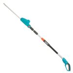 Gardena Akku-Teleskop-Heckenschere THS 42/18V P4A ohne Akku: Heckenschneider bis zu 3 m Reichweite, 42 cm Schwertlänge, abwinkelbarer Schneidkopf (14732-55)