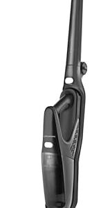 GRUNDIG - VCH 9932 2-in-1 Akku-Handstaubsauger - 21,6V Li-Ion Akku & 75 Min. Laufzeit - HEPA-Filter - LED-Bodenbürste - Beutellos - Anthrazit/Schwarz