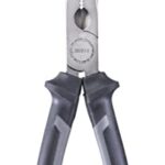 kwb Flachrund-Zange/Flach-Zange 200 mm 382610 nach DIN ISO 5745 gebogene Form, Schneidkanten gehärtet, CV-Stahl