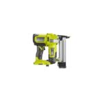 RYOBI 18 V ONE+ Akku-Tacker R18GS18-0 (100 Klammern Magazinkapazität, Klammerstärke/ länge 5,5-6,1 mm/ 10-38 mm, ohne Akku & Ladegerät, inkl. 500x 38 mm Nägel, 2x No-Mar-Schuhe, 1x Gürtelhaken)