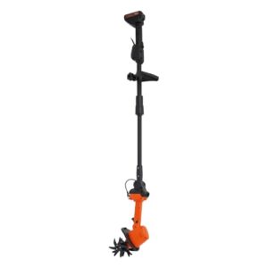 2-in-1 Gartenfräse Motorhacke, Akku-Bodenhacke Umgraben Minikultivator, 10cm Frästiefe und Fräsbreite, Gerät 550W Gartenfräse Perfekt zum Auflockern, Bearbeiten und Kompostieren