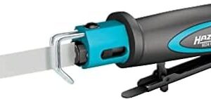 HAZET Stichsäge 9034P-2 I inklusive 3 Sägeblätter, 1 Reziprok-Sägeblatt, 5 Feilen und 1 Innensechskant-Schlüssel I handliches Gerät, passend für kleine Sägeradien