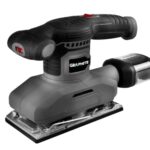 GRAPHITE Vibrationsschleifer 260 W, Gestell 90x187 mm, Oszillation 7000-13000 min⁻¹, Oszillationsamplitude 0,8 mm, Zubehör: Schleifpapier, Staubbehälter mit Filter - 1 St., Masse 1,7 kg