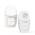 Gigaset Baby 100 Audio – Audio-Babyphone mit DECT-Technologie – Sichere Zwei-Wege-Kommunikation – 300m Reichweite - Fütterungstimer - Temperatursensor - Nachtlicht, Warm Grey [Deutsche Version]