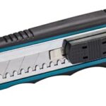 Makita D-65713 Abbrechklingenmesser inkl. 8 Ersatzklingen - 18mm Teppichmesserklingen - Cuttermesser mit gummierten ergonomischen Griff