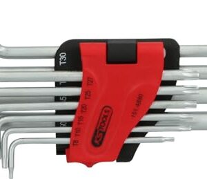 Torx-Winkelstiftschlüssel-Satz, lang, 10-tlg