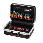 Parat Werkzeugkoffer CLASSIC Plus CP-7 (Werkzeugtasche leer für 60 Werkzeuge, Material X-ABS Kunststoff, Alu, Con-Pearl, Tasche mit Kippzylinderschloss, Größe 48 x 36 x 21 cm)