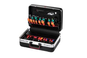Parat Werkzeugkoffer CLASSIC Plus CP-7 (Werkzeugtasche leer für 60 Werkzeuge, Material X-ABS Kunststoff, Alu, Con-Pearl, Tasche mit Kippzylinderschloss, Größe 48 x 36 x 21 cm)
