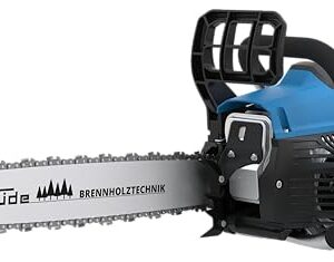 Güde Benzin-Kettensäge KS 400-38 (38 cm³ Hubraum, 36 cm Schnittlänge, 1,4 kW / 1,9 PS Motorleistung, 22 m/s max. Kettengeschwindigkeit, Güde Qualitäts-Schnittgarnitur, federunterstütztes Startsystem)