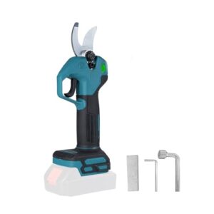 Akku Astschere, Elektrische Gartenschere 35mm für Makita 18V Akku, Bürstenloser Motor, LCD zum Beschneiden von Bäumen Obstbäumen(ohne Akku und Ladegerät)