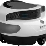 POOLPURE Poolroboter, 5000mah-Akku, 120min Leistungsstarke Reinigung, Kabelloser Poolsauger Akku, Automatisches Parken, LED-Anzeigen, IPX8 Wasserdicht, Ideal für Pools 90 m²