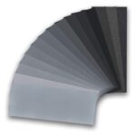 15 Stück Körnung 80 bis 3000 Nass und Trocken Sandpapier Schleifpapier Set, Schmirgelpapier zum Polieren und Schleifen für Auto, Holzmöbel, Stein, Lack, Metall, Glas - 22,9 x 9,9 cm