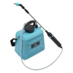 8L Elektrischer Akku-Drucksprüher: Pflanzensprüher mit 3 Nebeldüsen, USB-aufladbarem Griff, Teleskopstab und verstellbarem Schultergurt für Gartenarbeit