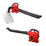 Grafner Benzin Laubsauger 3in1, 2-Takt, Laubbläser Laubsauger & Häcksler, incl. 35 Liter Fangsack, 2 Rohre, Schultergurt & Anti-Vibrationsgriff, Blasgeschwindigkeit: 71 m/s, 90% Laubreduktion