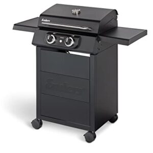 Enders® Elektrogrill eCRAVE 2, mit Gussrost, Grillwagen mit viel Stauraum, SIMPLE CLEAN™ Reinigungssystem, 2 leistungsstarke Heizelemente, formstabile Garhaube mit integriertem Thermometer #97116