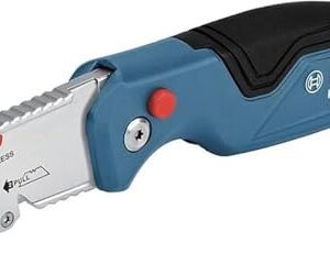 Bosch Professional Universal Klappmesser mit Klingenfach im Metall-Griff (inkl. 3x Klingen, Blister)