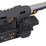 Meister Bandschleifer 600 W, MBS600-1 - Schleiffläche 150 x 75 mm - Drehzahl-Vorwahl & stufenlose Drehzahlregulierung - Staubabsaugung - Bandjustierung / Tellerschleifer mit Schleifband K80 / 5455650