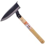 AFuex Japanische Unkrauthacke, Holzgriff, kompakt und leicht zu halten