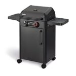 Enders Elektrogrill eFLOW PRO 2 TURBO SHADOW, Gussrost SWITCH GRID, TURBO ZONE für heiße Temperaturen, SIMPLE CLEAN Reinigungssystem, Aluguss an Garhaube & Brennkammer, Grillwagen #97126