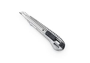 Dahle Professional Cutter (18 mm Abbrechklinge, Metallgehäuse, für professionelle Anforderungen) silber