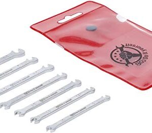 BGS Diy 1239 | Doppel-Maulschlüssel-Satz | Mini-Ausführung | SW 3-5,5 mm | 7-tlg.