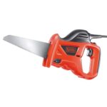 BLACK+DECKER Säbelsäge universal elektrisch 400W (zum Sägen Von Holz, Metall Oder Kunststoff, Inkl. Holzsägeblatt (239mm) KS880EC