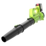 KUANDARMX 3 In 1 Akku-Laubbläser, Laubbläser Gartengebläse-Sammeltasche, Gartenzerkleinerer Und Häcksler, 10: 1 Zerkleinerungsverhältnis, 2 Elektrizität, 2 Electricity