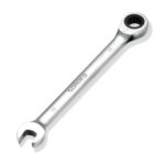 SORAKO Ratschenschlüssel 18mm, Schraubenschlüssel Maulschlüssel Ringmaulschlüssel aus CR-V mit mattierter Chromoberfläche