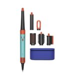 Dyson Airwrap i.d.™ Multi-Haarstyler & -Trockner Straight+Wavy – App-kompatibel, intelligente Temperatur- & Luftstromsteuerung, 360° beweglicher konischer Lockenaufsatz, Ceramic Patina/Topaz