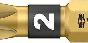 Wera 855/1 BDC Bit SB PZ2, PZ 2 x 25 mm, Wera 05073337001