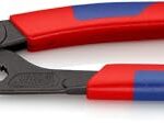 KNIPEX Cobra Wasserpumpenzange, 250 mm, Muttern bis 46 mm, Rohre bis 52 mm, Feinverstellung per Knopfdruck, Rohrzange, 87 02 250