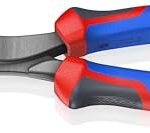 KNIPEX TwinGrip Frontgreifzange, 200 mm, 4-22 mm, Front- und Seitengreiffunktion, Gleitgelenk mit Druckknopf, Greifzange, 82 02 200