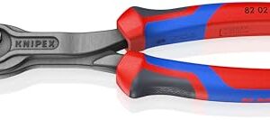 KNIPEX TwinGrip Frontgreifzange, 200 mm, 4-22 mm, Front- und Seitengreiffunktion, Gleitgelenk mit Druckknopf, Greifzange, 82 02 200