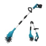 Akku-Bodenhacke für Makita 18V Batterie,Mini Motorhacke,450W Gartenfräse akku,40 mm Bodenbearbeitungstiefe,360RPM,Handgeführt Elektrische Pinne für klein Beet & Garten (Ohne Akku)