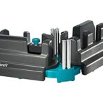 wolfcraft Schmiege und Schneidlade - praktischer Helfer um Fußleisten bis zu einer Höhe von 70 mm zuzuschneiden, Fußleisten auf Gehrungen zuschneiden - 6948000