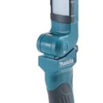 Makita DML801 LED-Akku-Arbeitsleuchte 14,4V-18V (ohne Akku & Ladegerät), max. 240 Lumen, 2 Helligkeitsstufen, Leuchtkopf um 360° schwenkbar