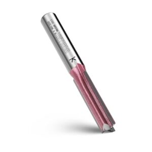 WOBLLMX 3 Klingen Nutfräser 8mm Schaft,Ø8mm Arbeitslänge 30mm Professional Hartmetall Bestückt Nutfräser Standard für Holz Dichteplatte Zubehör Handfräse(Gesamtlänge:66mm)