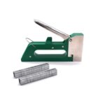Nagelpistole, Manuelle Heftpistole mit 400 Heftklammern – robuste Pistole for Polster, Befestigungsmaterial, Dekoration, Tischlerei(Short Handle Stapler)