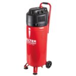 WALTER Druckluft Kompressor, 50 L, Ansaugleistung 240l/min,10 bar, Luftkompressor, inkl. Zubehör, langlebig, einfache Bedienung, automatischer Druckschalter, Überlastungsschalter, kompaktes Design