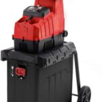 Scheppach Elektro Gartenhäcksler GS70 | Leisehäcksler 2800W | max. Ø 42 mm Aststärke | Walzenhäcksler mit 56L Fangbox & Rücklauf | Häcksler leise | Softstart | 8 Messerwalzen | leistungsstark & mobil