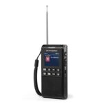 Raddy RD939 Tragbares DAB FM Radio, Taschenradio DAB Radio mit BT 5.3, 5W Lautsprecher, 2" Display, USB-C & 1200mAh Akku, Wecker, TF/USB-Wiedergabe, Auto-Scan, Kopfhöreranschluss – Schwarz