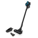 Bosch Akku-Staubsauger Unlimited 6 BKS6111P, kabelloser Handstaubsauger, beutellos, leicht, Hygiene-Filter, 10 Jahre Motorgarantie, hohe Saugleistung, Lange Laufzeit, alle Bodenarten, blau