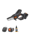 Husqvarna Mini Akku Kettensäge Aspire P5-P4A inkl. Akku und Ladegerät, Hochleistungs Astsäge für Äste bis 75 mm